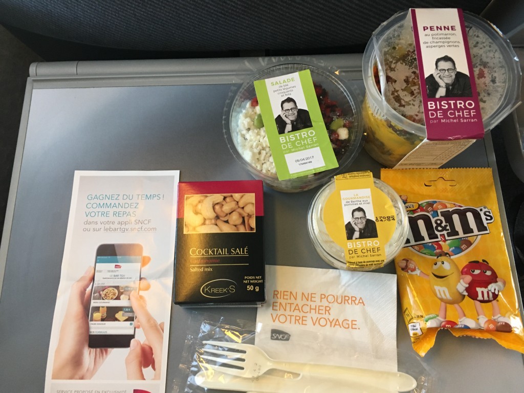 Découverte de la carte du bar TGV signée Michel Sarran