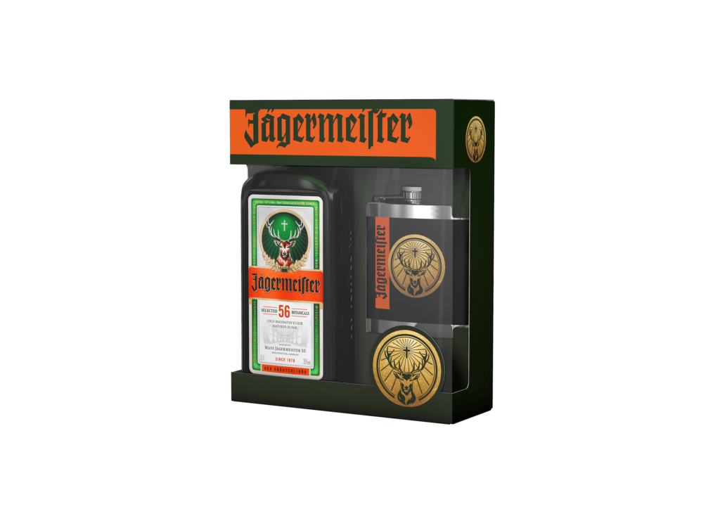 JAGERMEISTER AVEC DES ÉPINES DORÉES - CADEAU DE LUXE - ◊ PRIME