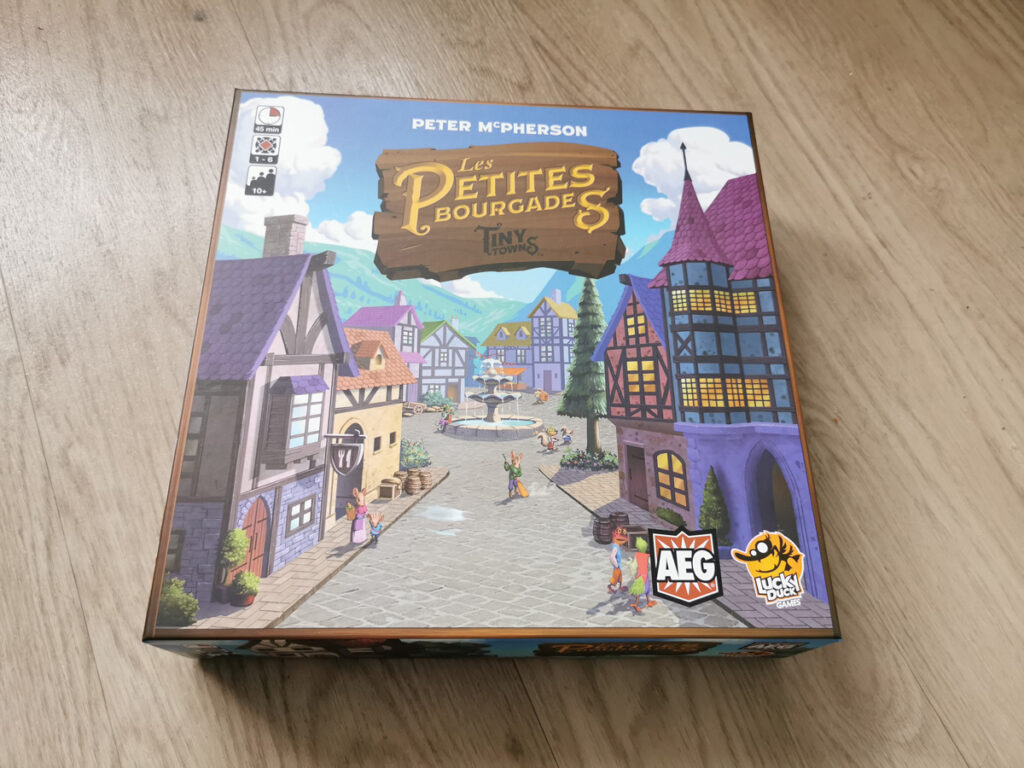 Les Petites Bourgades jeu de société review chronique test lucky duck games