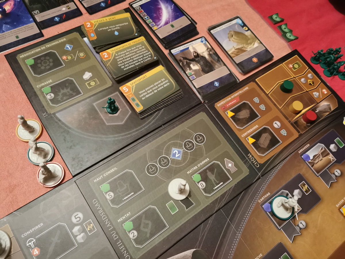 Avis et test du jeu de société Dune Imperium + l
