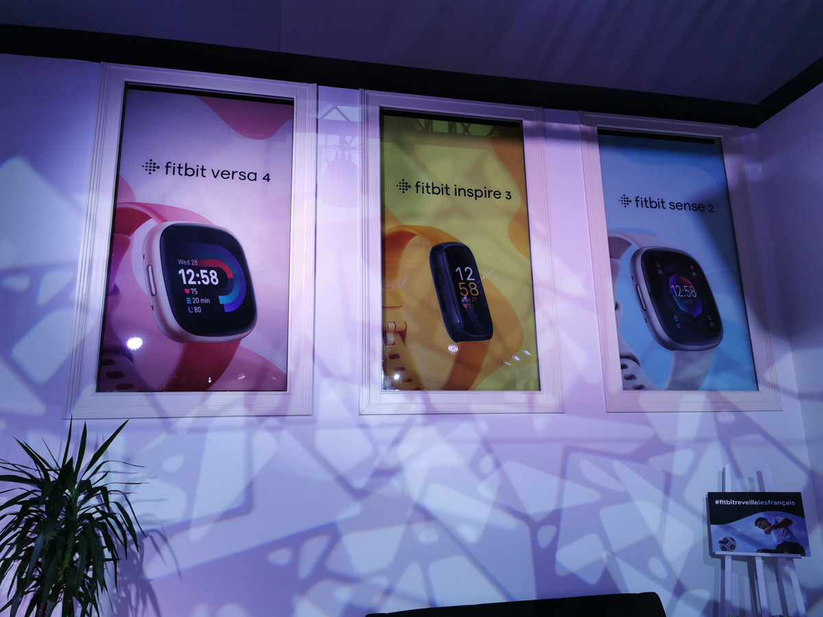 Nouvelles montres Fitbit Versa 4, Sense 2 et bracelet Inspire 3