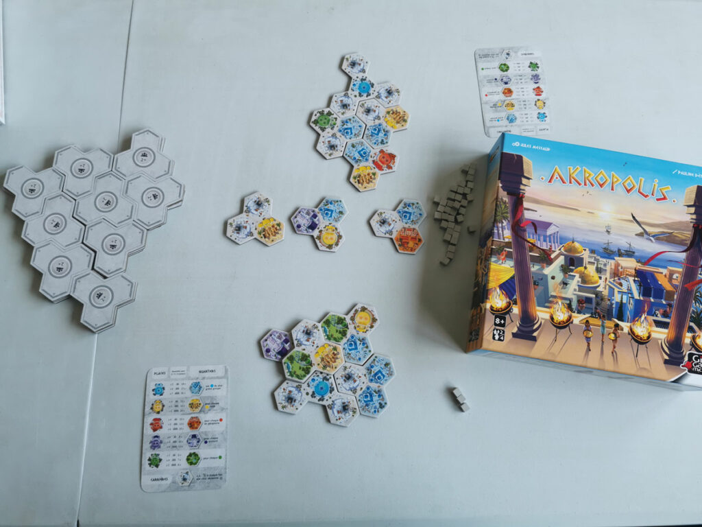 Akropolis jeu de société Gigamic