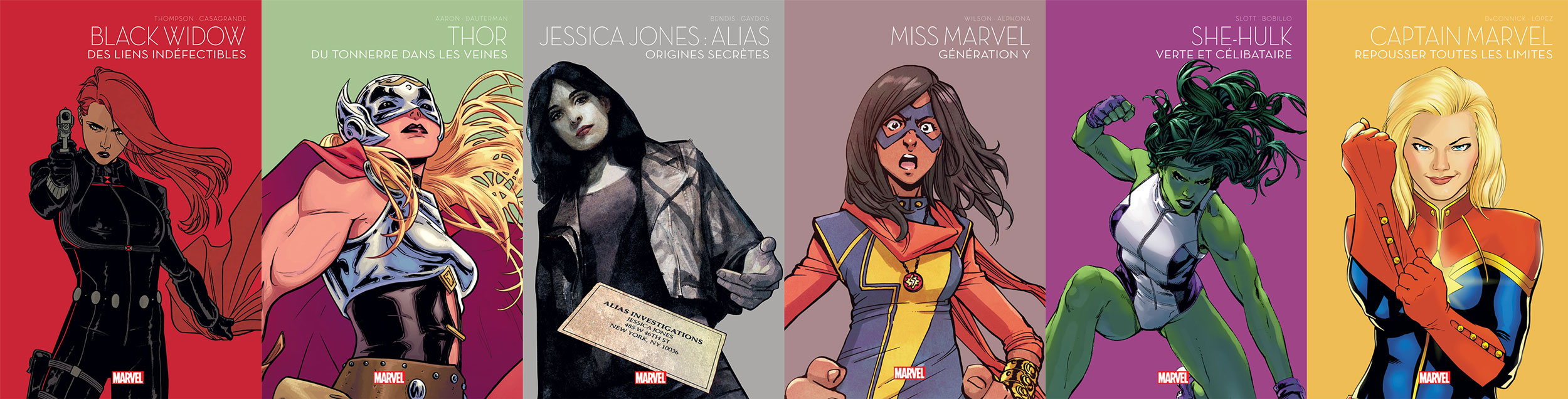 super-héroïnes Marvel panini comics