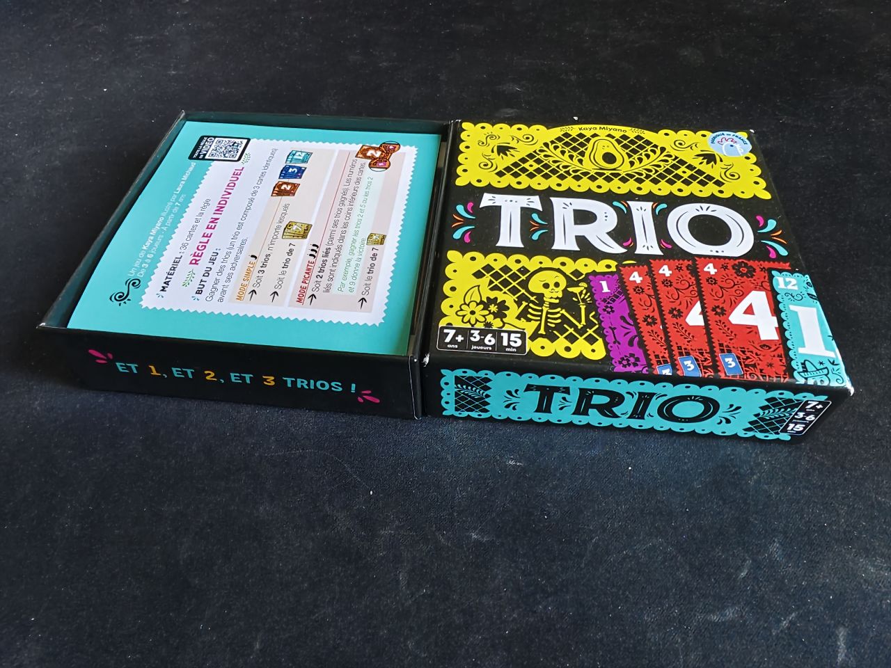 Trio - Jeu de société de cartes et de mémoire - Cocktail games