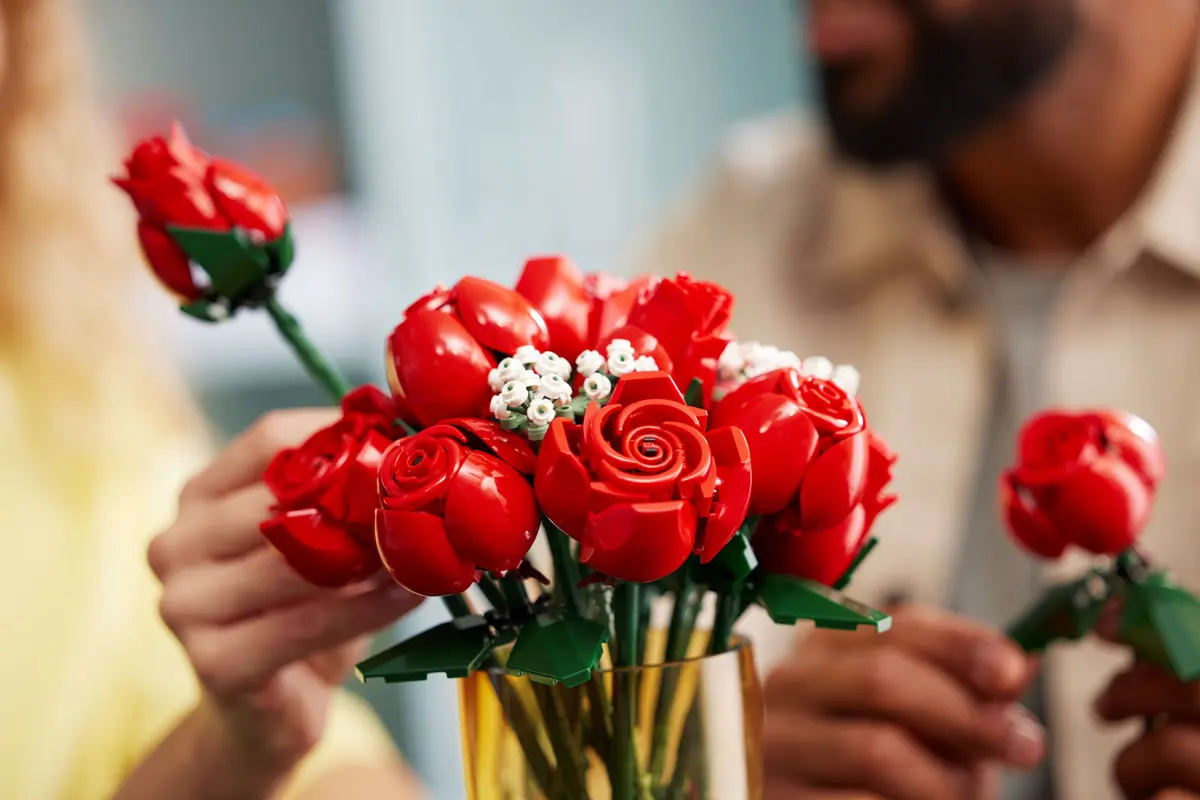 Le bouquet de roses LEGO (59.99€)