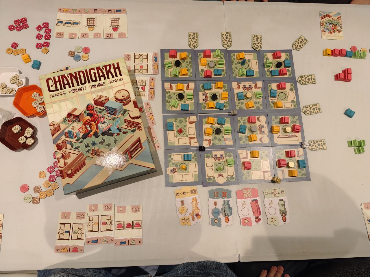 Avis et test du jeu de société Chandigarh (Ludonova)