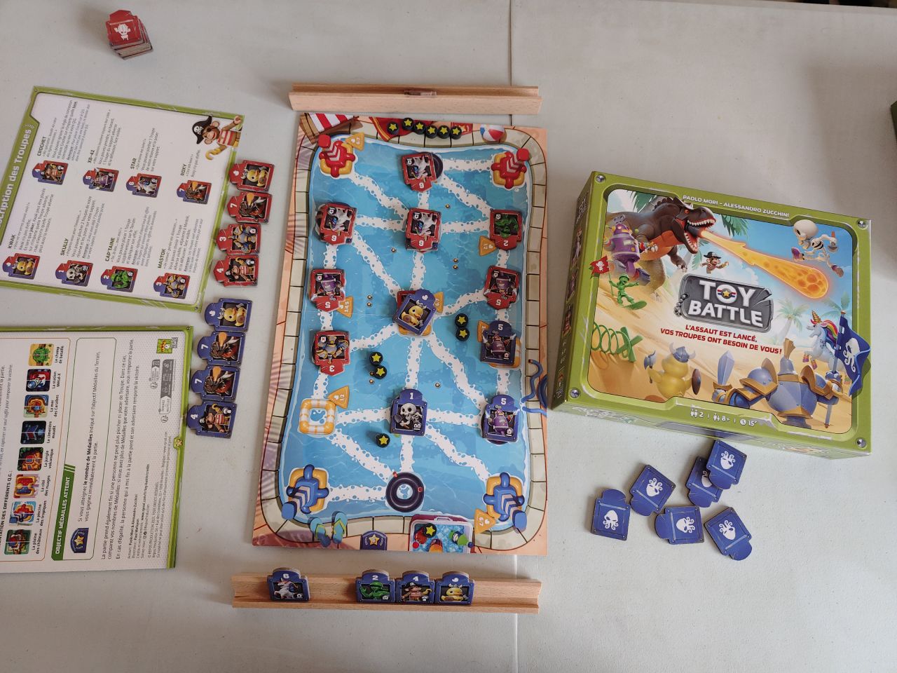 Avis et test du jeu de société Toy Battle (Repos Production)
