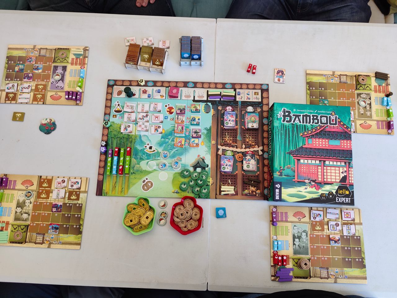Avis et test du jeu de société Bambou (IELLO)