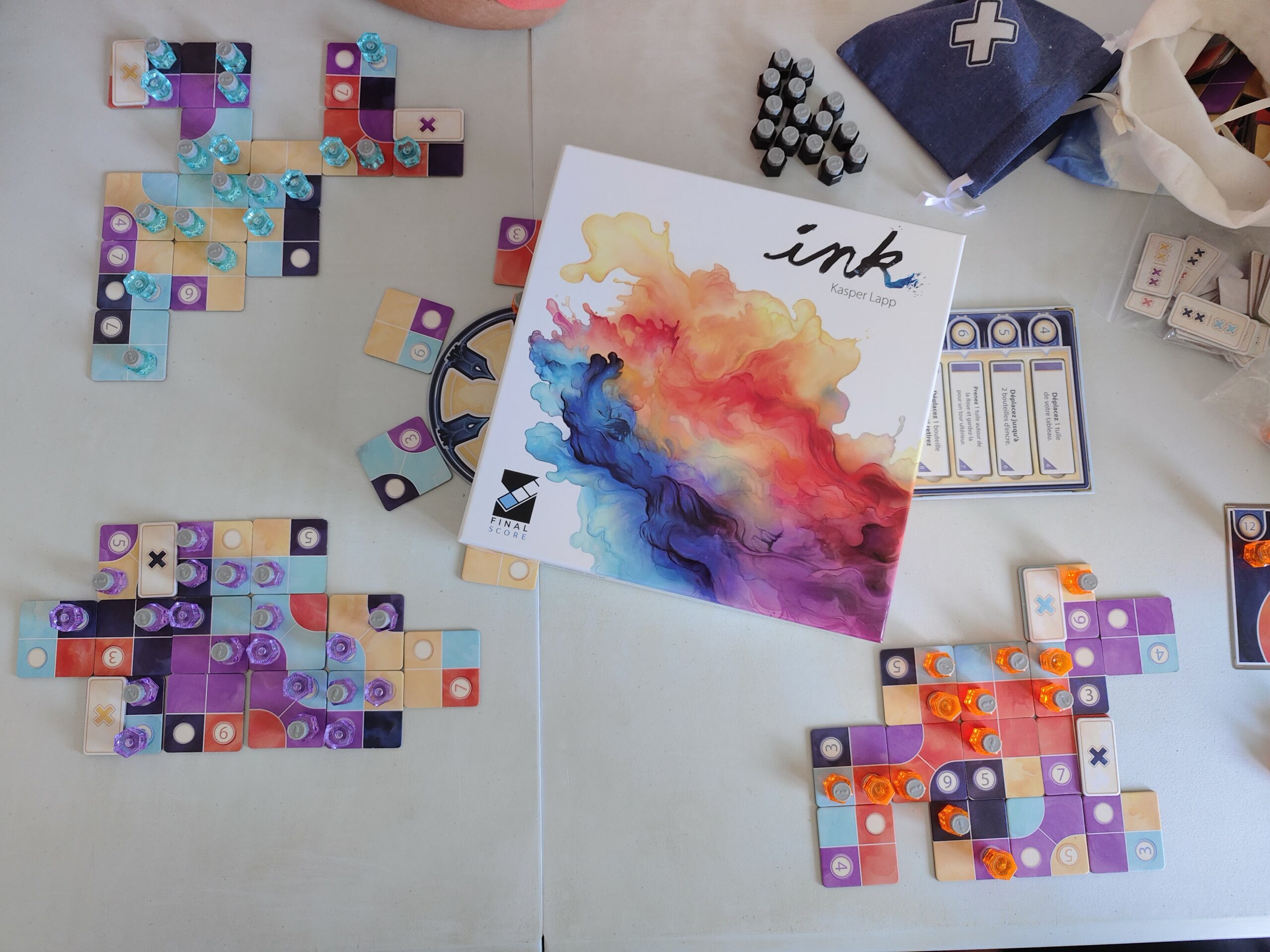 Avis et test du jeu de société Ink (Final Score)