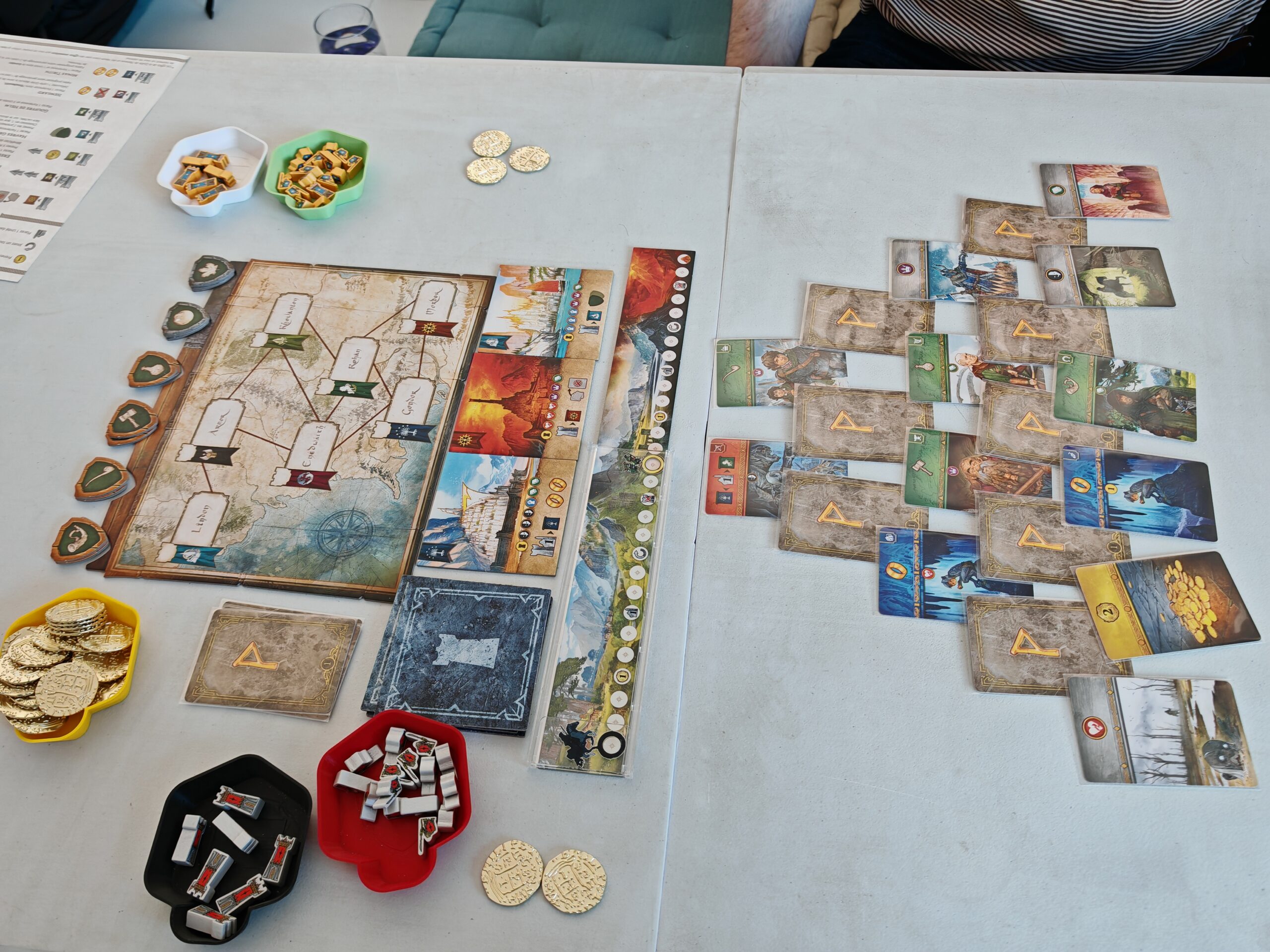 Avis et test du jeu de société Le Seigneur des Anneaux Duel pour la Terre du Milieu + extension (Repos Production)