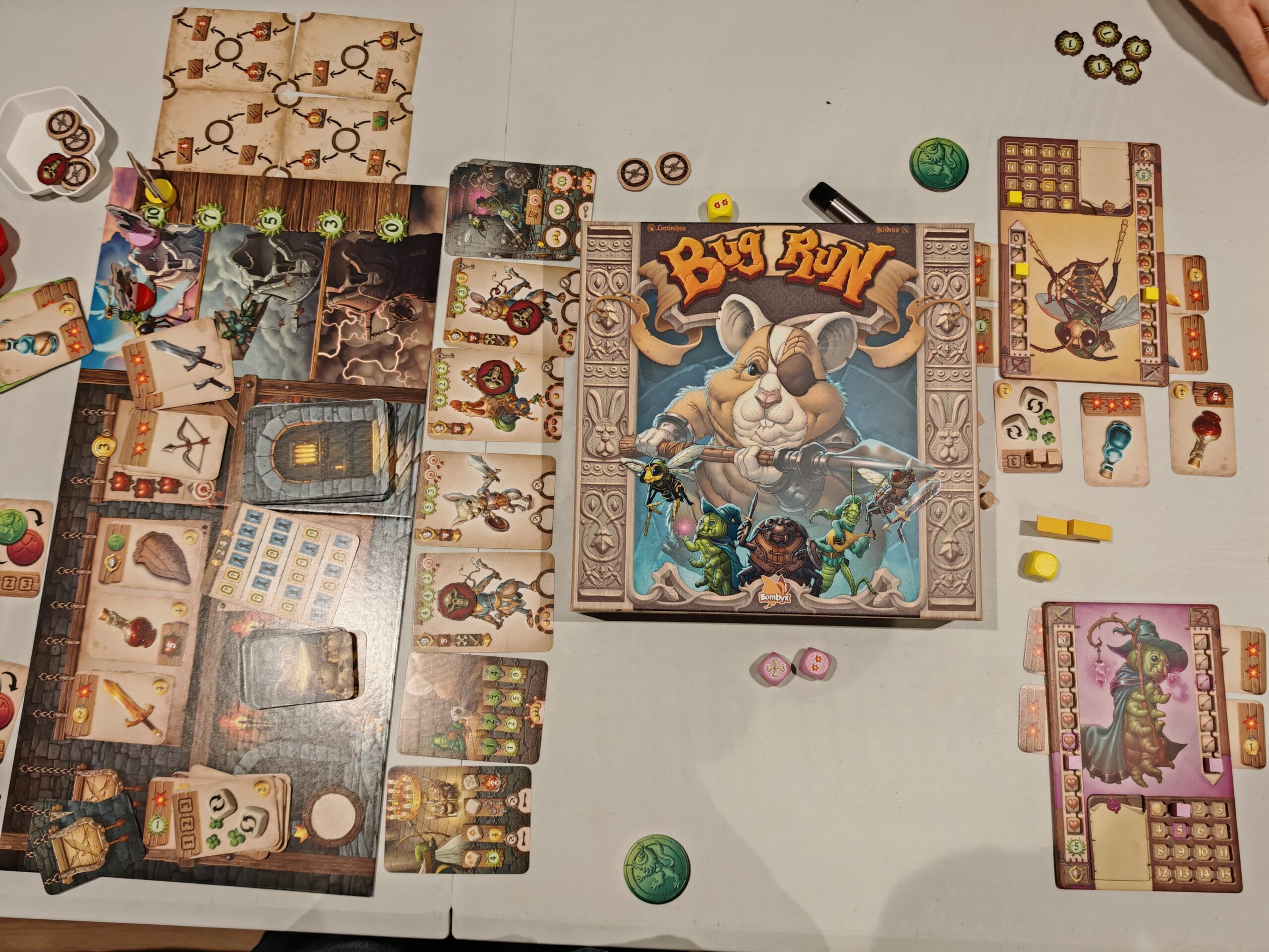 Avis et test du jeu de société Bug Run (Bombyx)