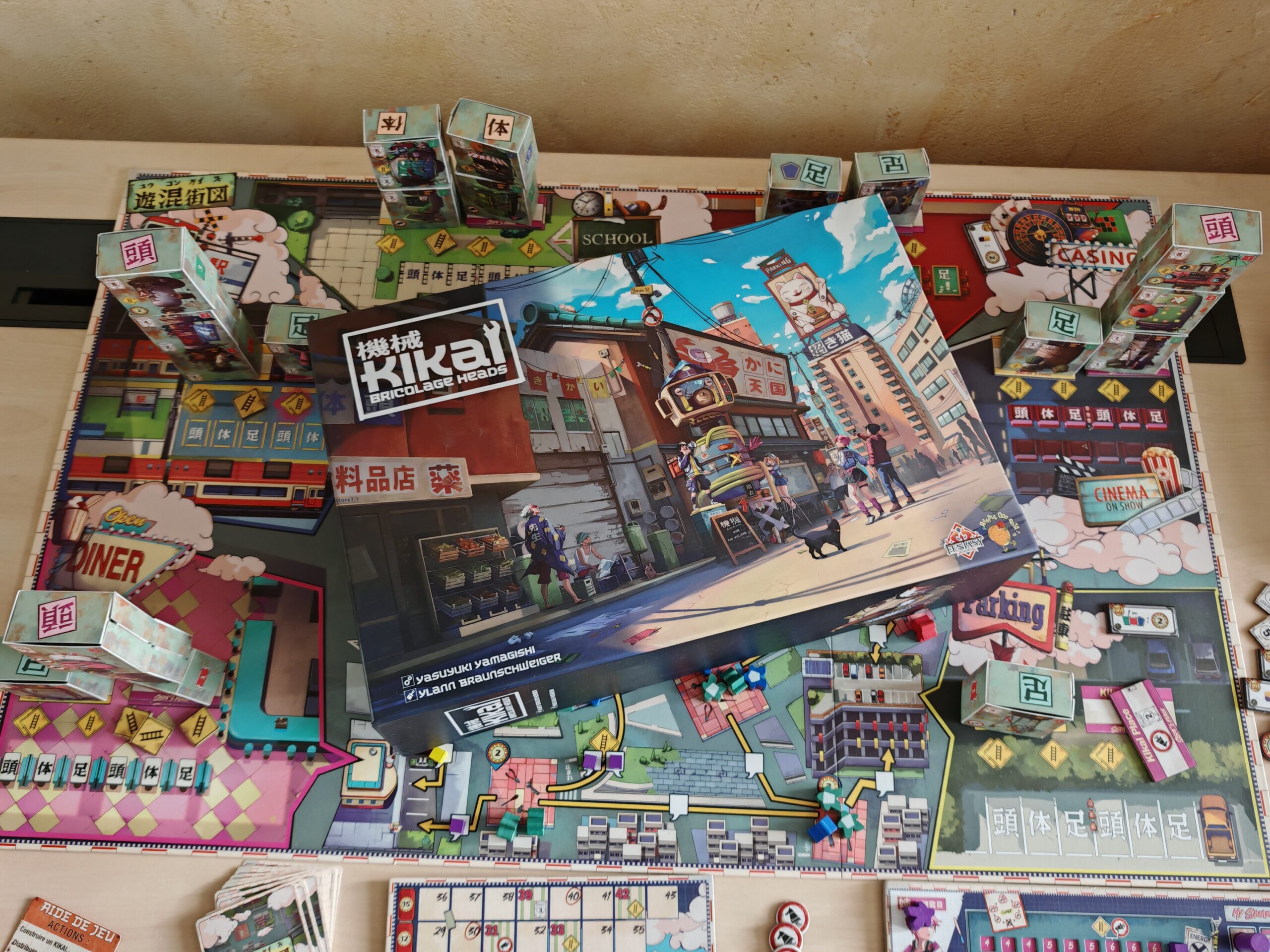 Avis et test du jeu de société Kikai – Bricolage Heads (Fentasy Games)