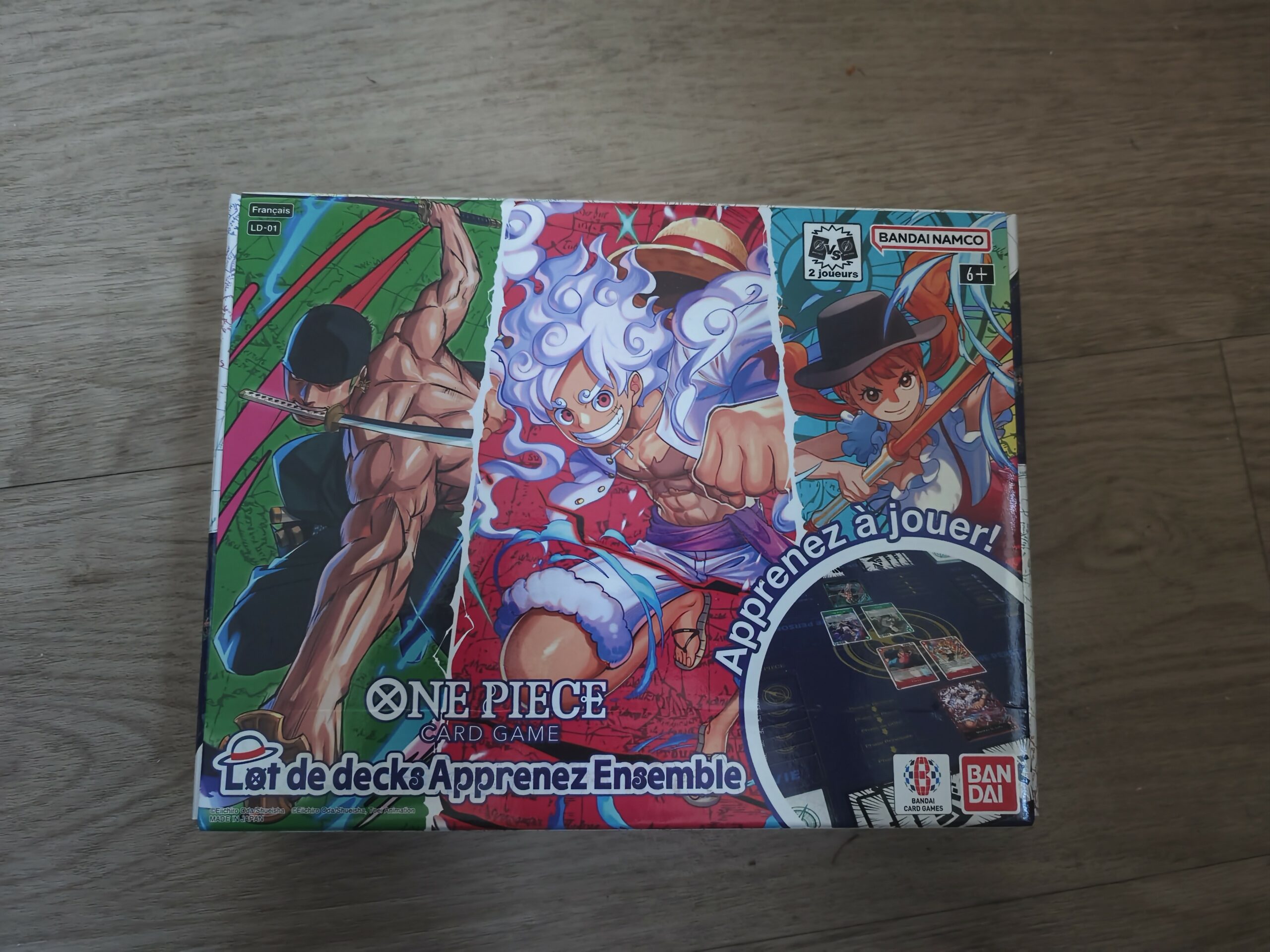Avis et test du coffret lot de decks apprenez ensemble One Piece TCG