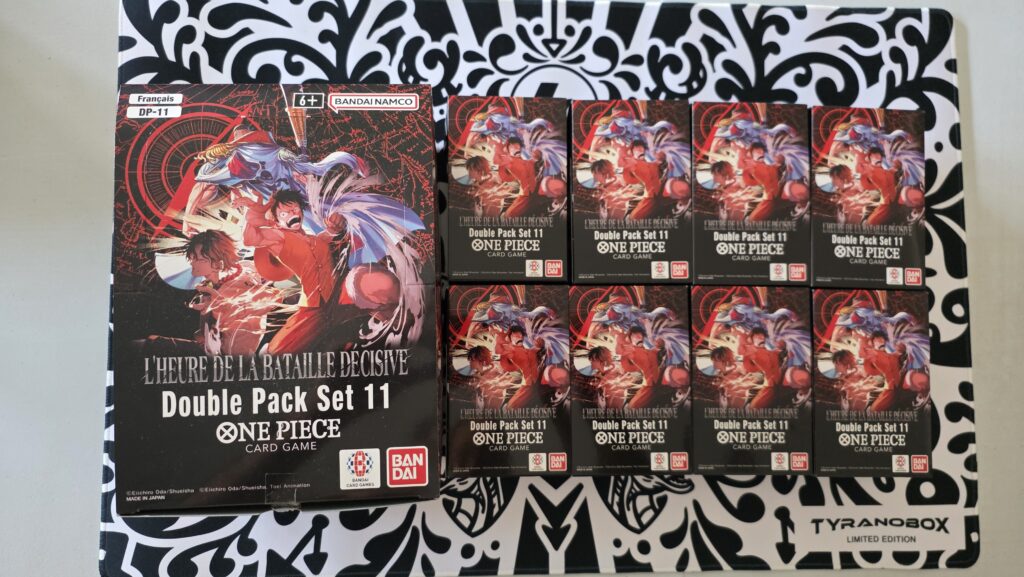 Unboxing d'une display double pack set 11 One Piece TCG