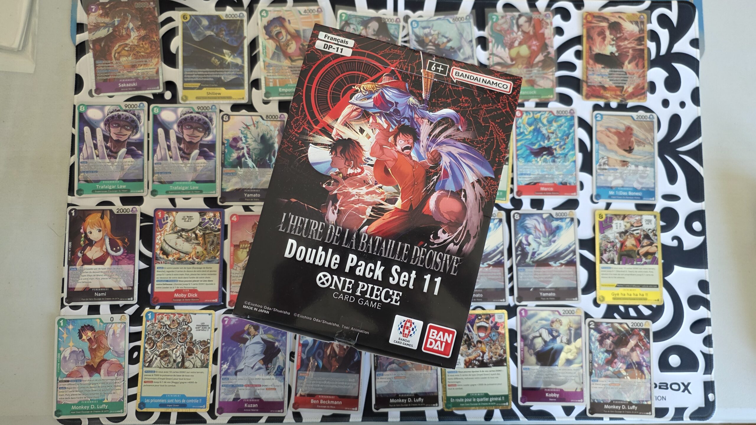 Unboxing d’une display double pack set 11 One Piece TCG