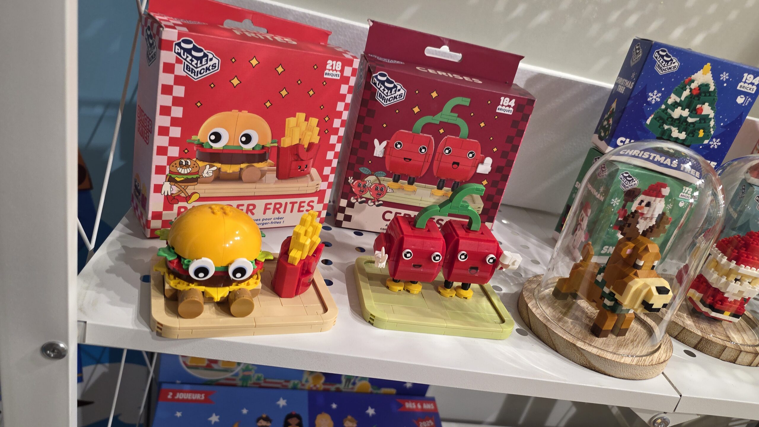 Sélection jeux et jouets pour Noël puzzle bricks burger frites
