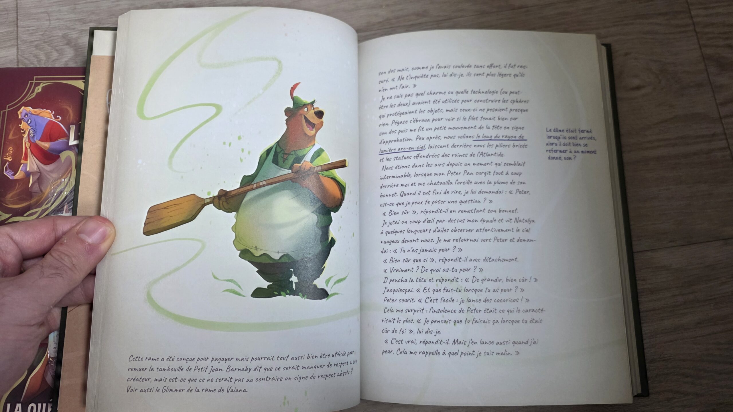 Présentation du livre Disney Lorcana - La quête des merveilles, le livre de lore